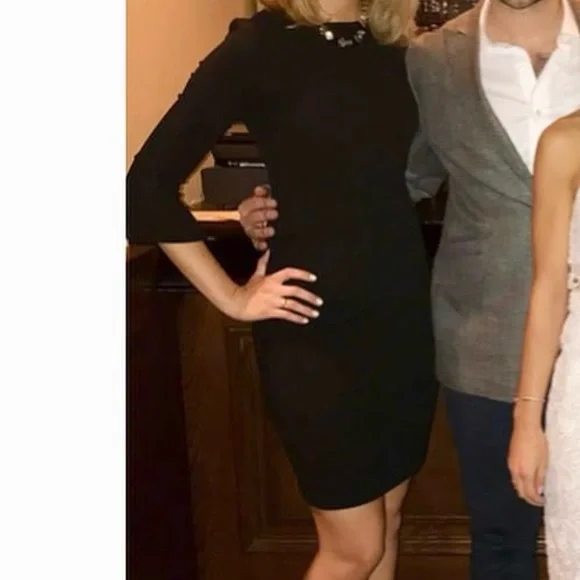 Calvin Klein Tailored Black Dress,‎ Size 2 - Picture 6 of 10